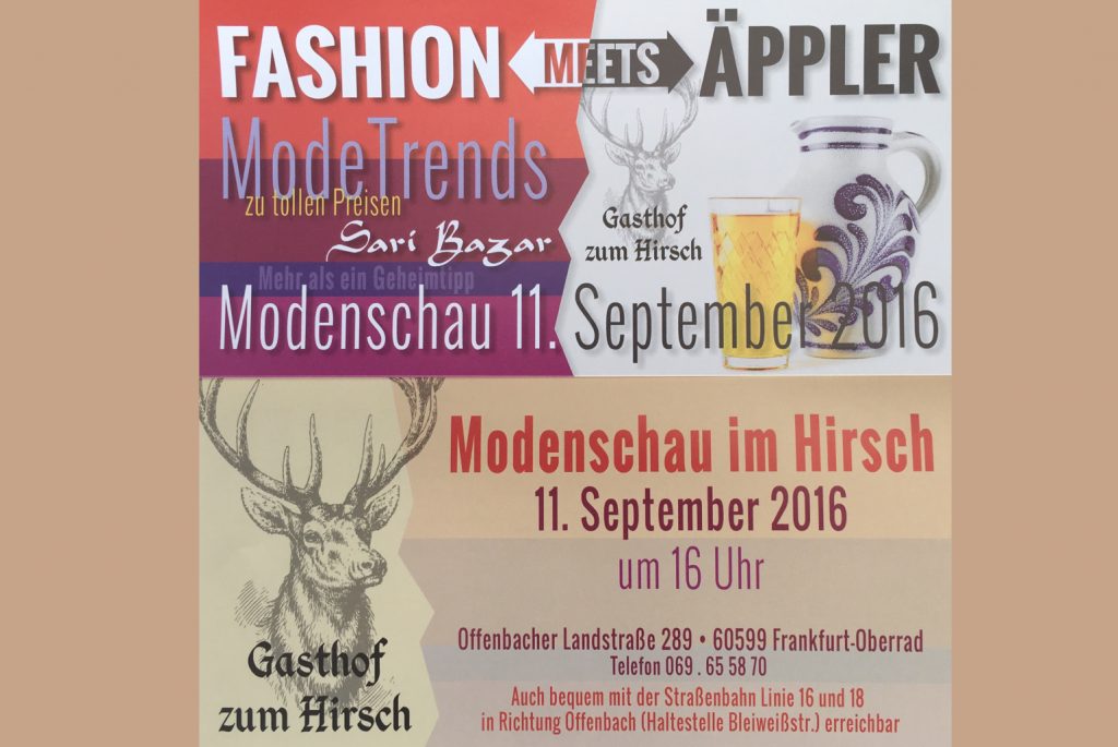 Fashion meets Äppler